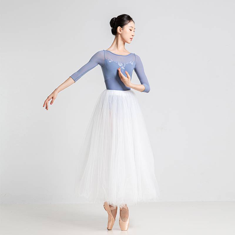 sansha Sanzha Dance Female Ballet Practice Switching Garfer Seven Sleeve Sleeve Conjunction