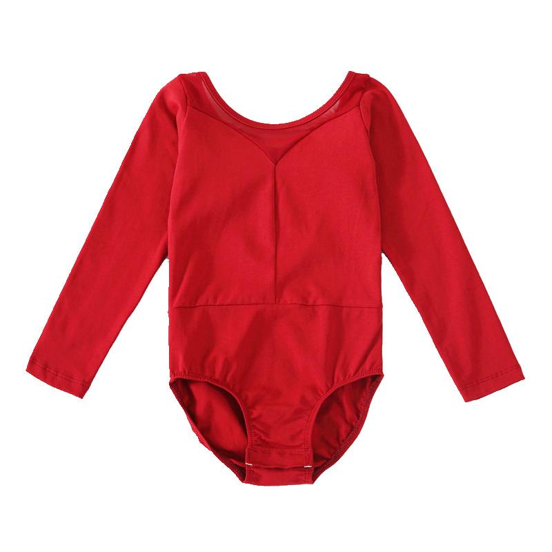 Children's dance exercises Short -sleeved clothing vest test clothes black gymnastics uniforms national ballet connection
