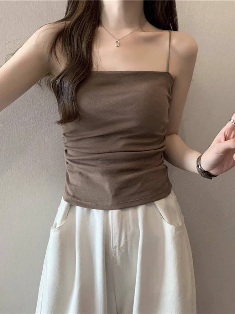 Dance clothing suspender vest adult Chinese dance modern classical dance service jacket ballet training suit