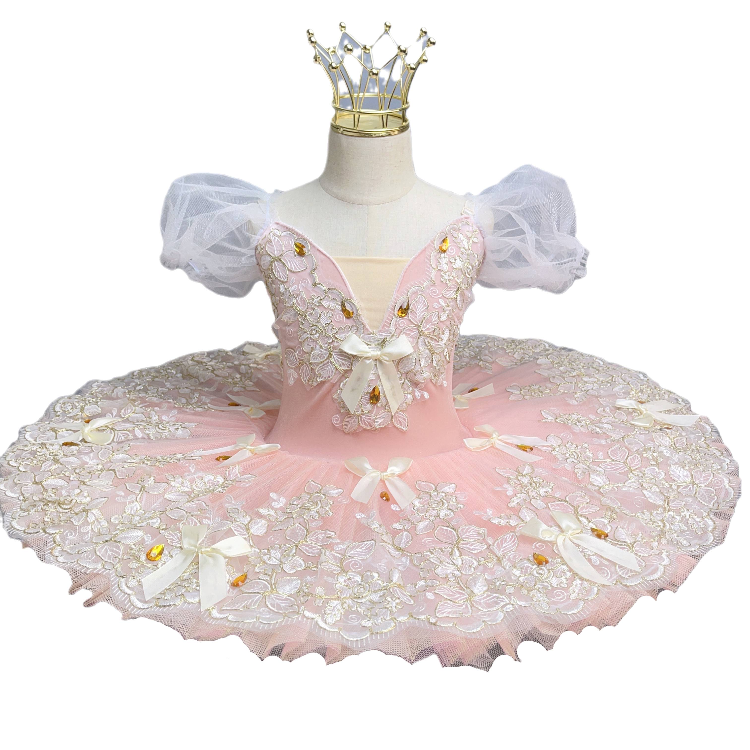 Girl Ballet Performance Service Professional Swan Lake Tutu skirt Children's Little Swan Ballet Puff Performance Services