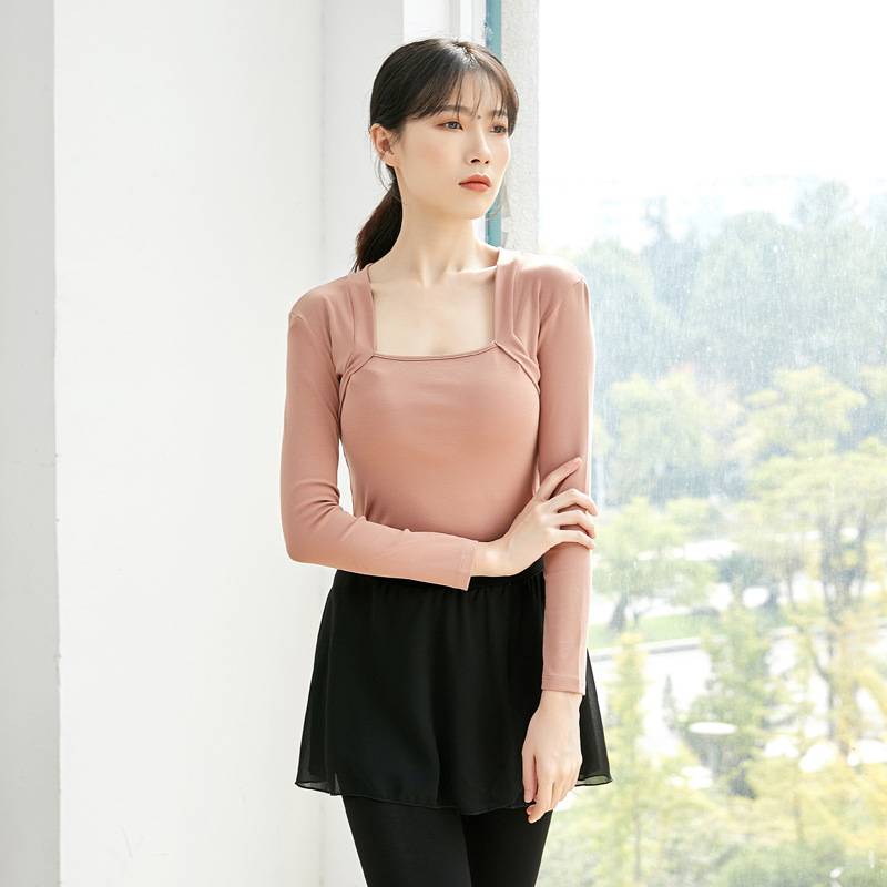 Ballet dance practice service adult shape women's suit art test teacher spring and summer cuff teacher special top