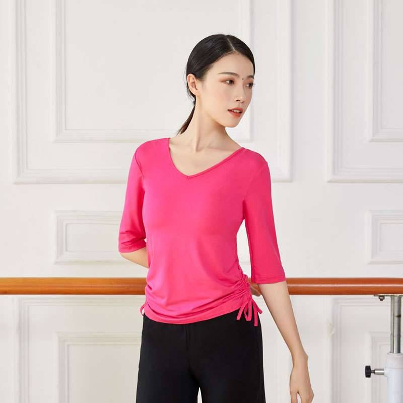 Dance practice uniform Top female shape dancing clothing new modern ballet Latin classical Chinese dance training