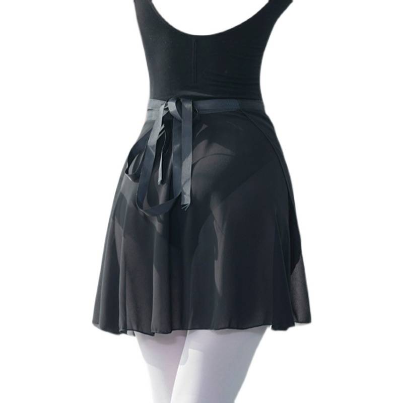 Adult female dance skirt Bald skirt ballet exercises, a piece of chiffon bonus skirt skirt, children's lace skirt