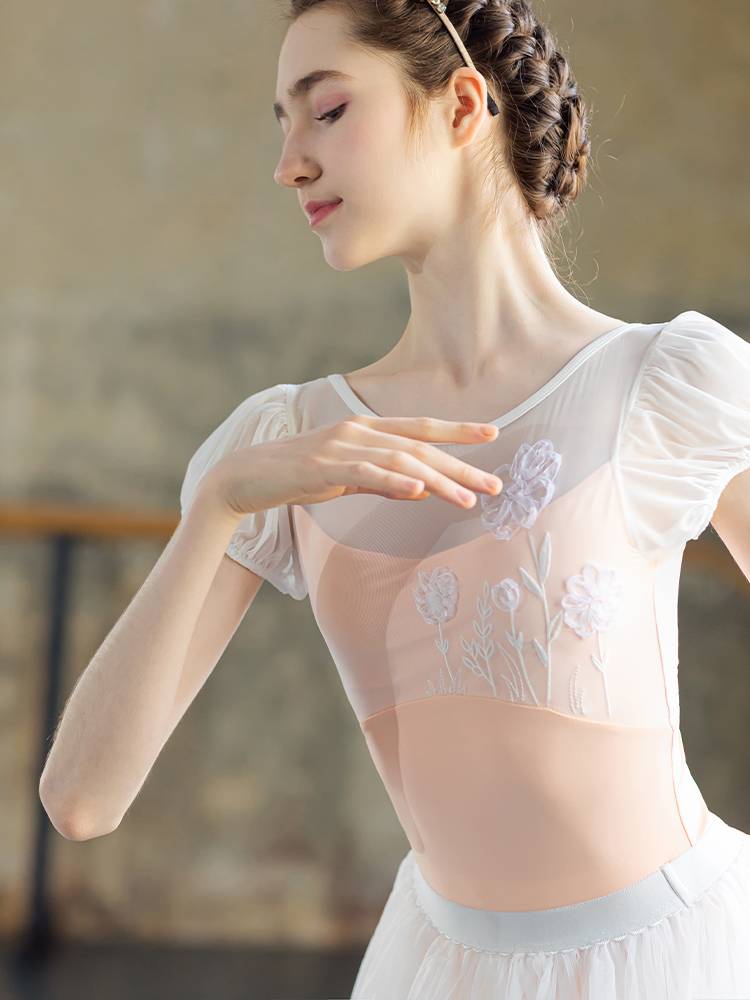 Danzbaby ballet dance exercise suit adult female dance service short yoga service teacher body gymnastics uniform B188