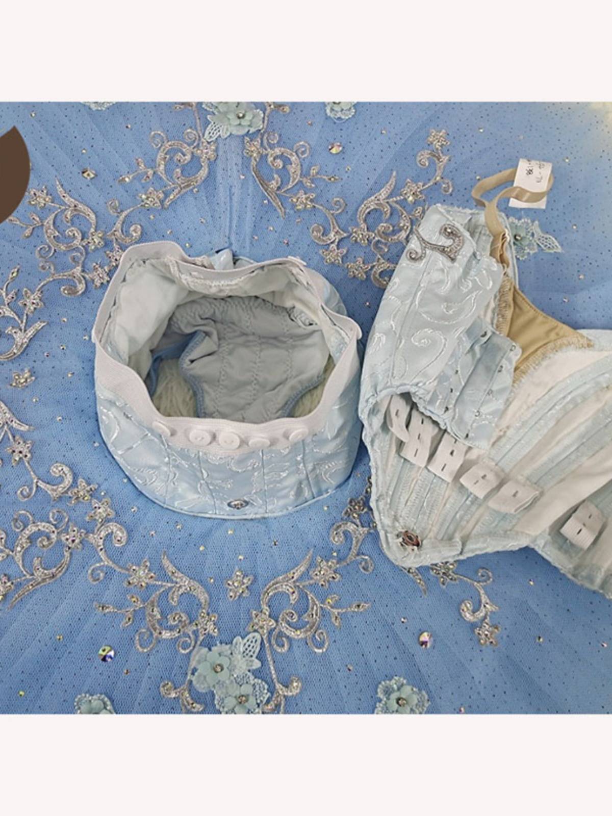 Fltoture professional tailor -made adult children blue bird sleeping beauty ballet competition TUTU skirt