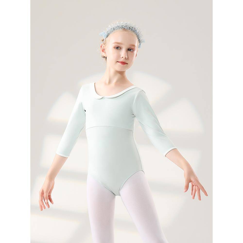 Children's dance clothes Female ballet practice Girl gymnastics Chinese dancing performance special conjoined summer skirt