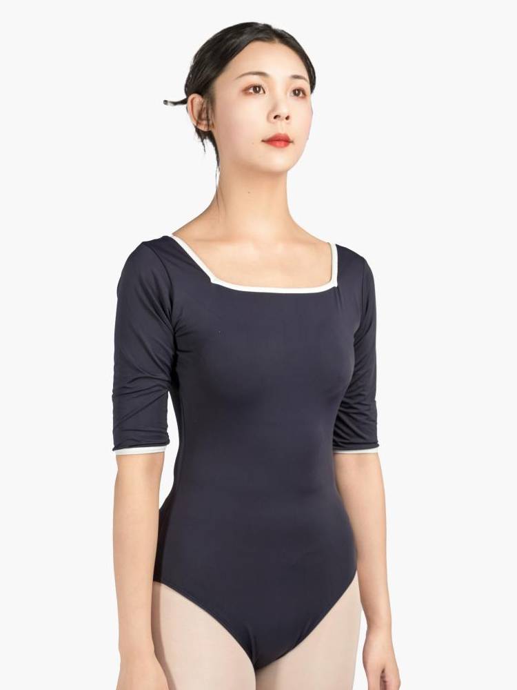Fang Lingjiu's body service ballet mid -sleeve base training art test dance service gymnastics service gymnastics service yoga clothing