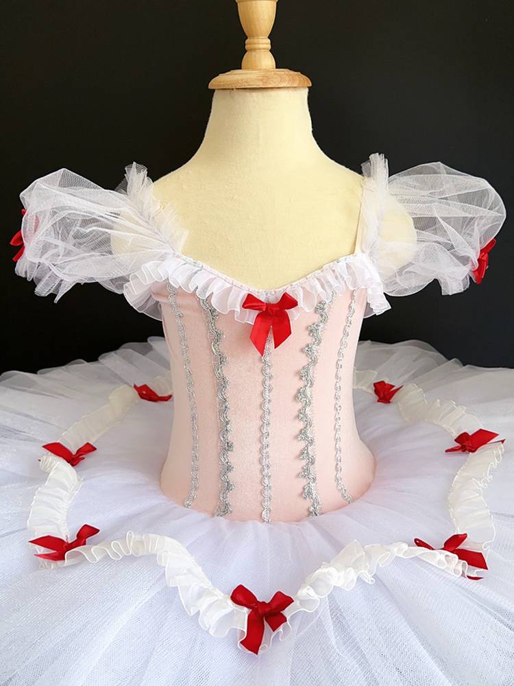 New Children's Ballet Skirt Performance Clips Panto Skirt Girls Professional Swan Lake TUTU skirt performance suit