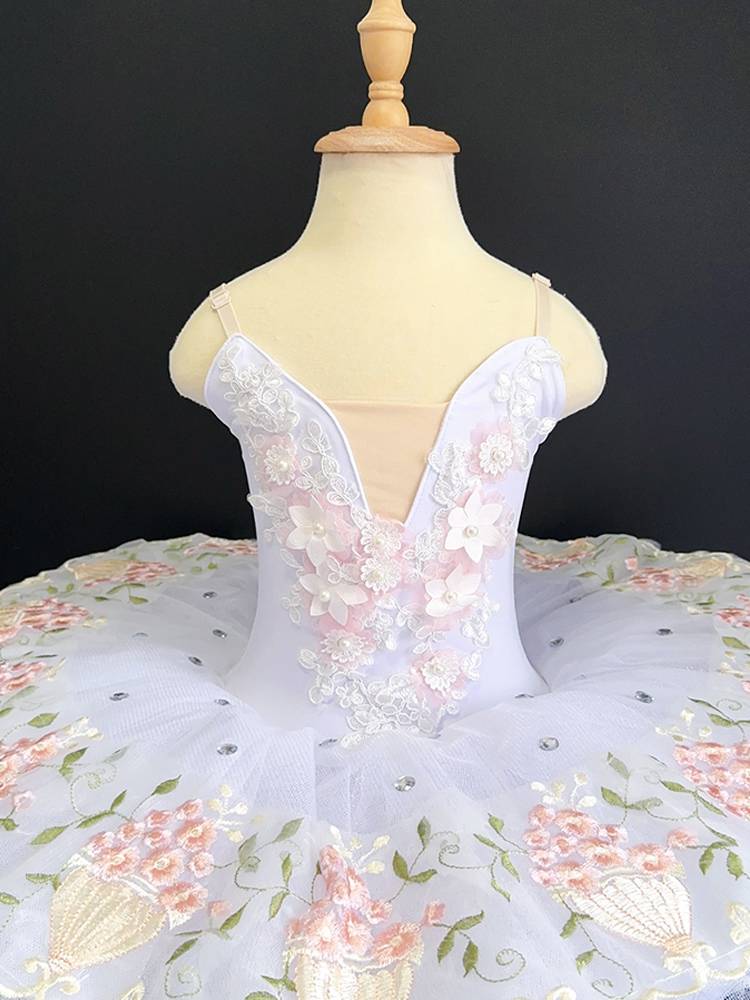 New Children's Ballet Skirt Performance Clips Panto Skirt Girls Professional Swan Lake TUTU skirt performance suit