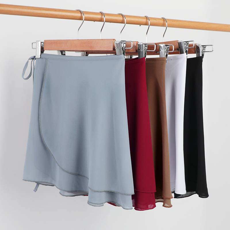 Adult ballet skirt female dance gauze skirt summer one -piece lace -up apron teachers ballet training uniform