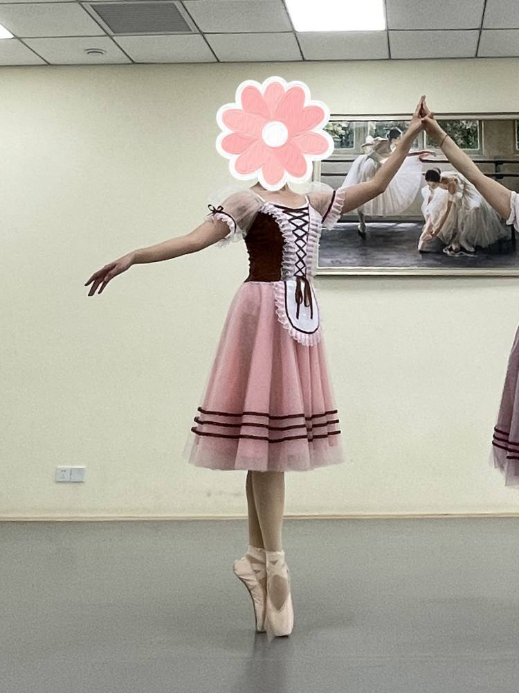 Adult new professional ballet performance clothing ballet fairy bubble sleeve long skirt children's puffy skirt women