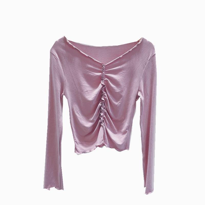 Factory sells V -neck, thin dance service female long -sleeved C classical dance modern dance exercise Chinese dance ballet shape