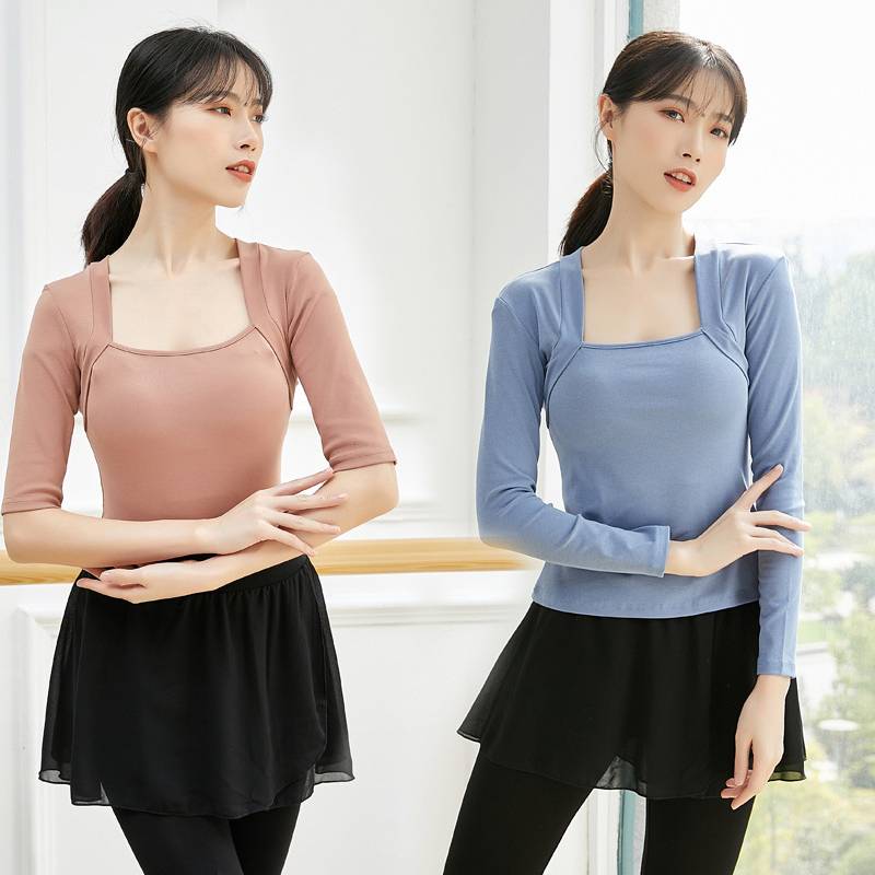 Spot dance top female practice clothing R teacher body training suit