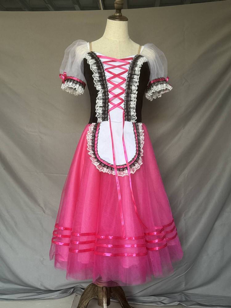 New professional children's gauze skirt ballet big skirt Little swan performs clothing adult bubble sleeve ballet skirt