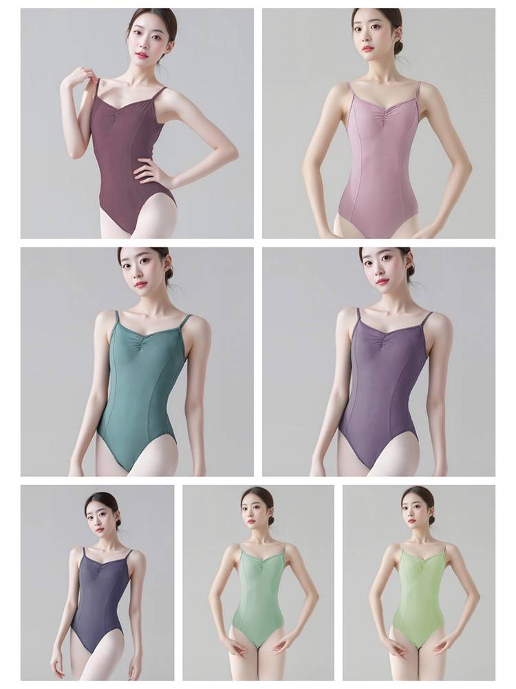 Dance dance dance practice service female adult ballet strap tight body top body