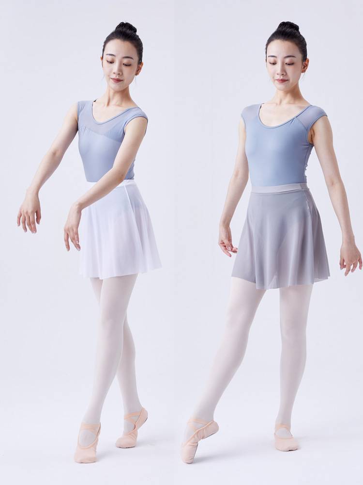 Dance skirt skirt adult female dance service teacher ballet exercise service uniforms autumn black short skirt