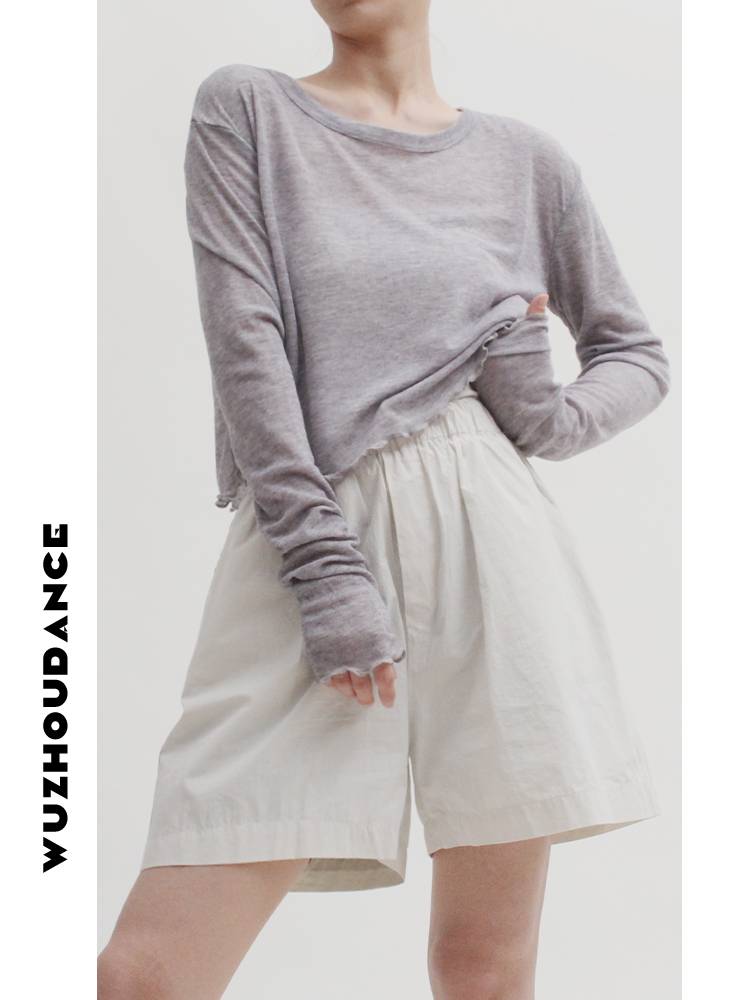 Dancezhou Danus Modern Dance Ballet Ballet Grace, Long -sleeved Ballet Practice Adult Female Dance Top