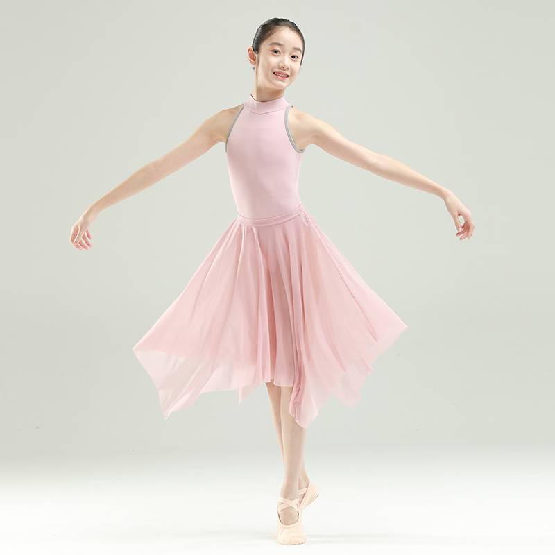 Sansha Sanzha Children's Dance Server Stand -necked Girl Ballet Dance Clue Color Delivery