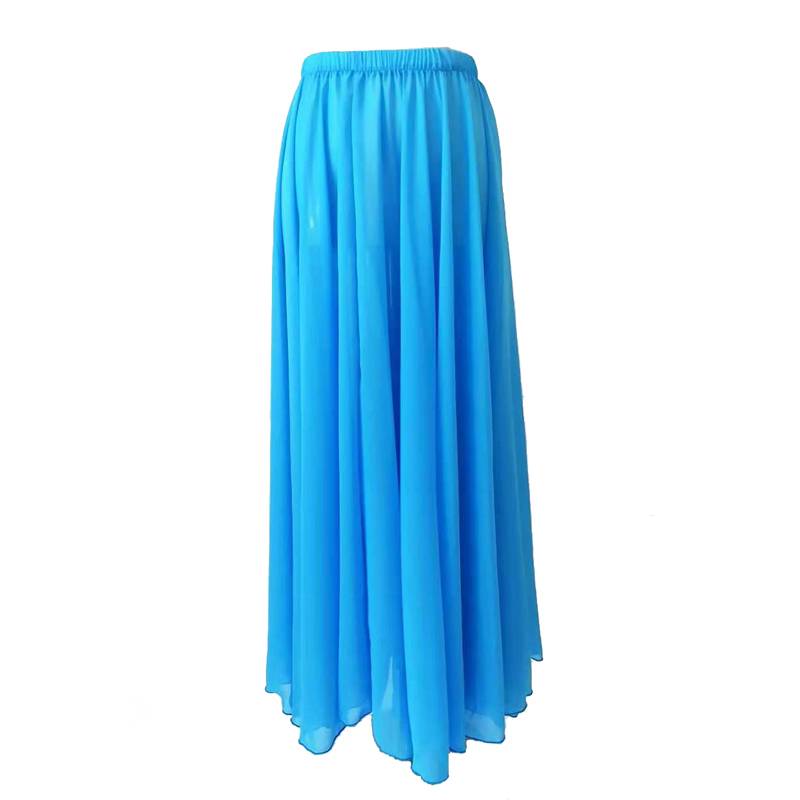 Modern Dance Classical Dance Large Skirt Skin Practice Skirt Chiffon Xinjiang Victoria Ballet Practice Skirt