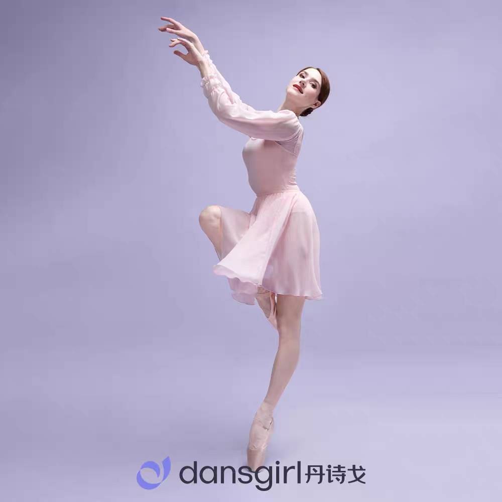 Danshigo Ballet Dance Fitting Forming Discipline Basic Training Adult Teacher Female Women's Female Women's Sleeve Dance Services