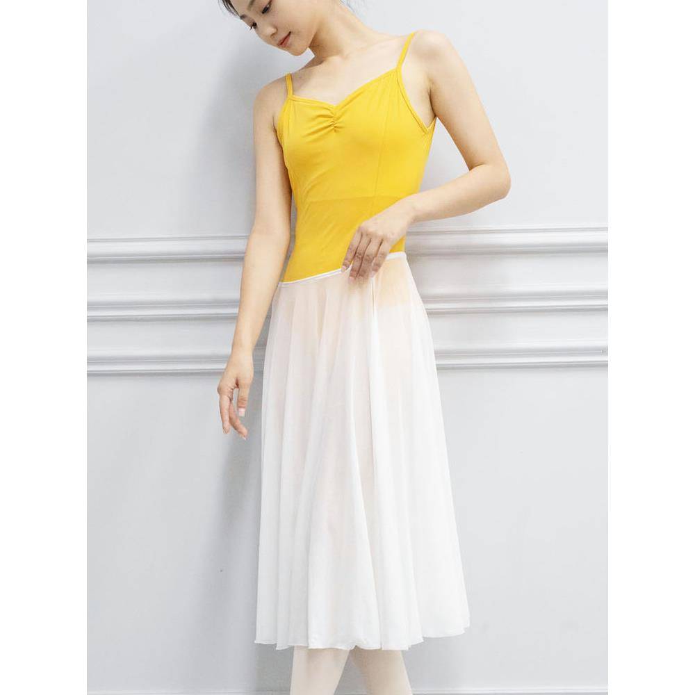 Ballet dance exercise dance dance gymnastics dress gymnastics skirt women's adult training body ballet half skirt