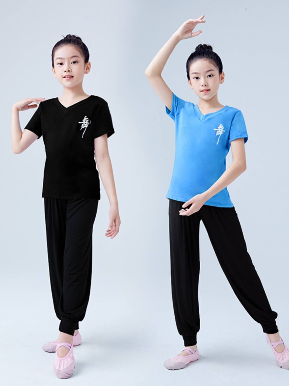 Children's gymnastics uniform ballet exercise service boys' body clothes Chinese dance split jet summer girl dance service