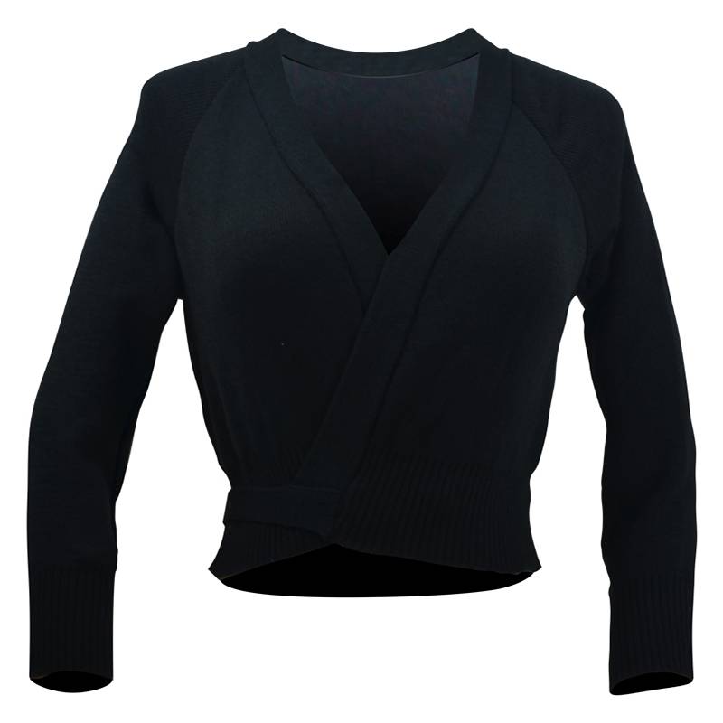 Dance sweater small shawl outside long sleeves long -sleeved exercise clothes warm shirt female adult children ballet service autumn and winter