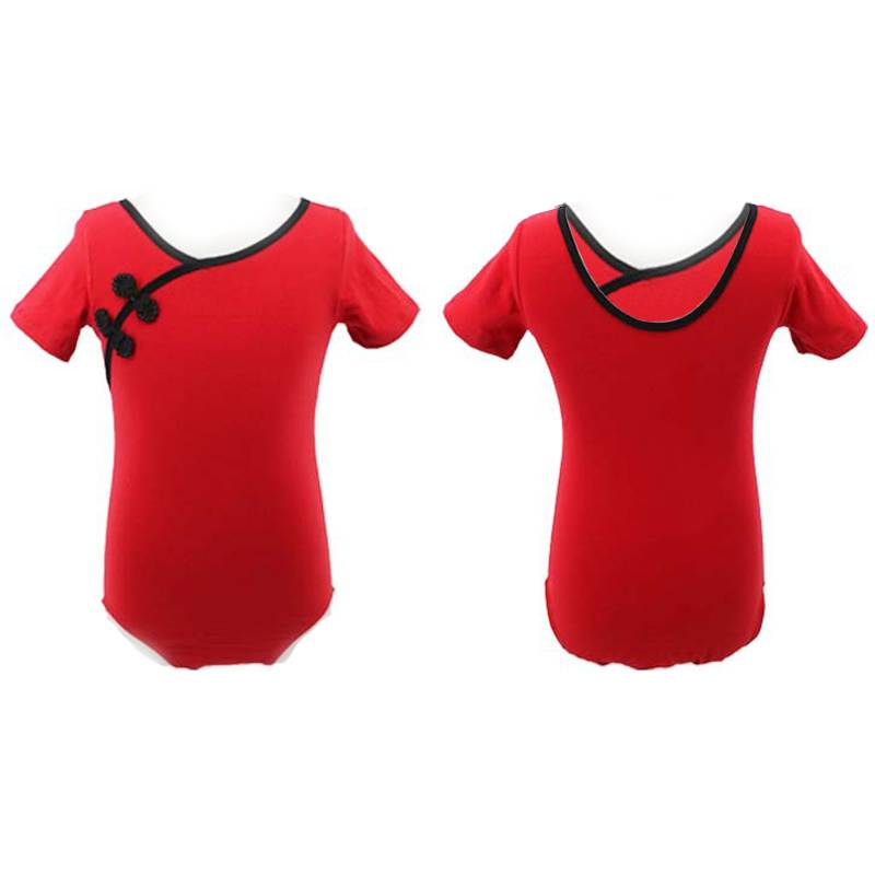 Girls' practice service summer dance Chinese dance short -sleeved girl dancing dancing skirt ballet skirt art test