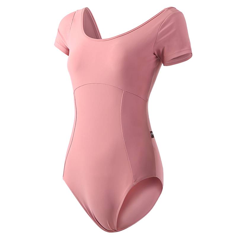 Little jasmine dance service short -sleeved gymnastics clothing adult female ballet exercise uniform uniforms connecting body training uniforms