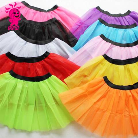 Stage solid color European and American style show adult TUTU skirt performance original single ballet skirt