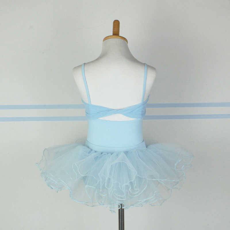 Children's dance exercises summer female treasure suspender ballet princess conjoined skirt Liuyi performance grade foreign style clothes