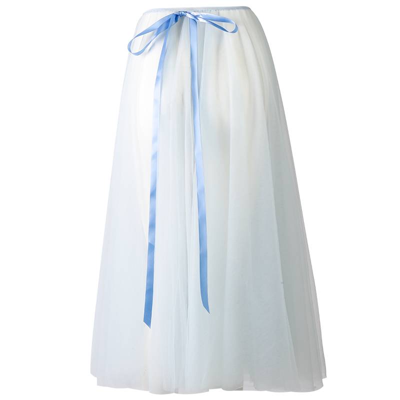 Little Jasmine Ballet Skirt Semi -Daldling Long Skirt Double Body Skirt Adult Female Dance Fun Dressing Fun Gong Uniform