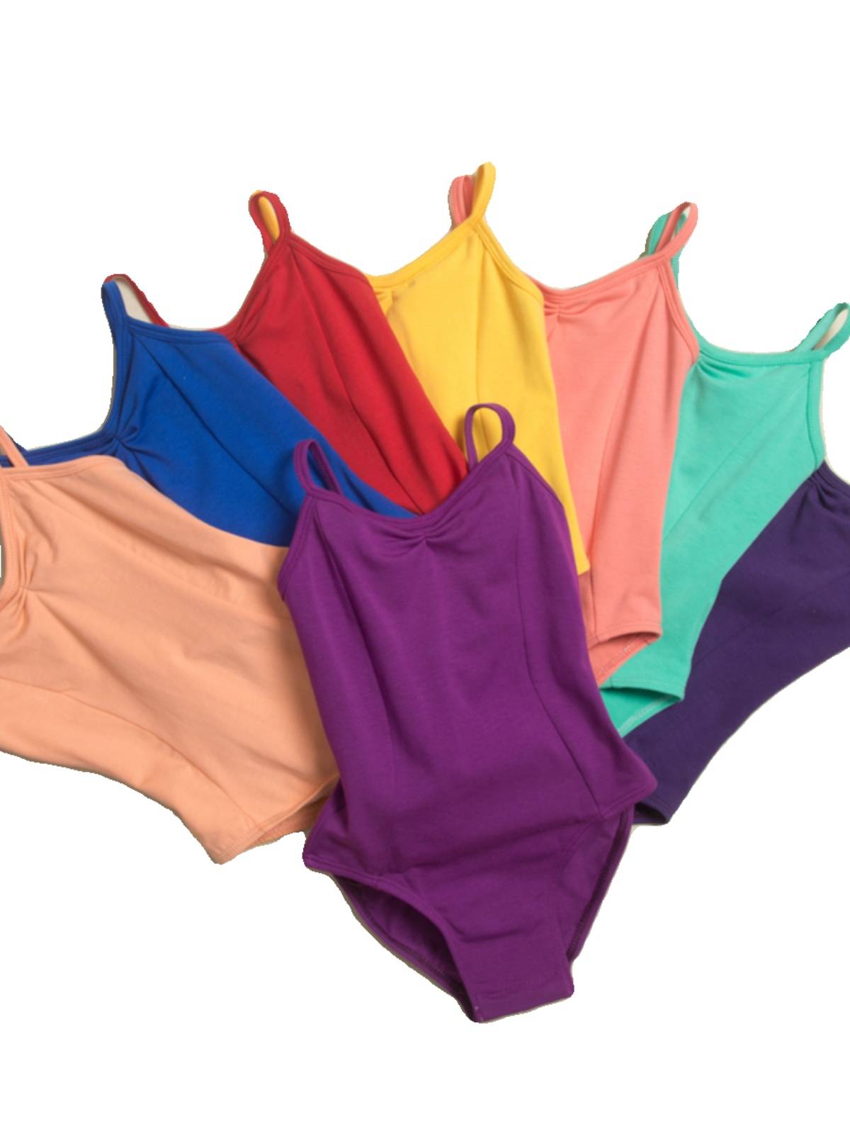Dance suspender children's cotton summer ballet conjoined green and yellow practitioners open crotch white girl dancing clothes