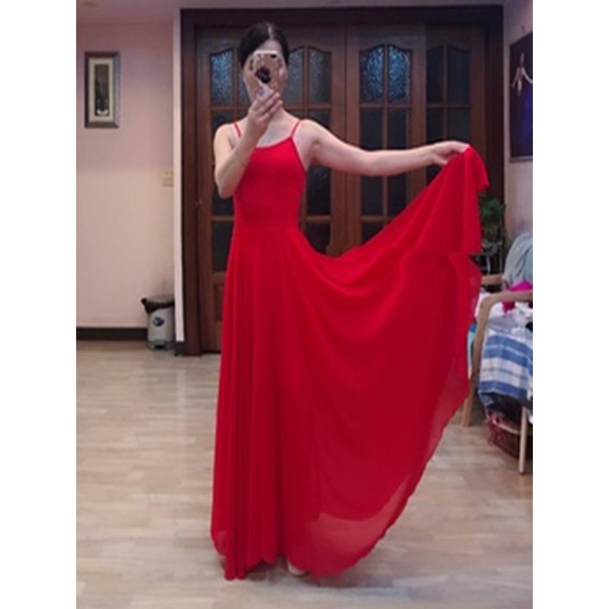 Classical Modern Dance Dance Strait, elegant big dress, long dress, Chinese style, ballet dance white performance service