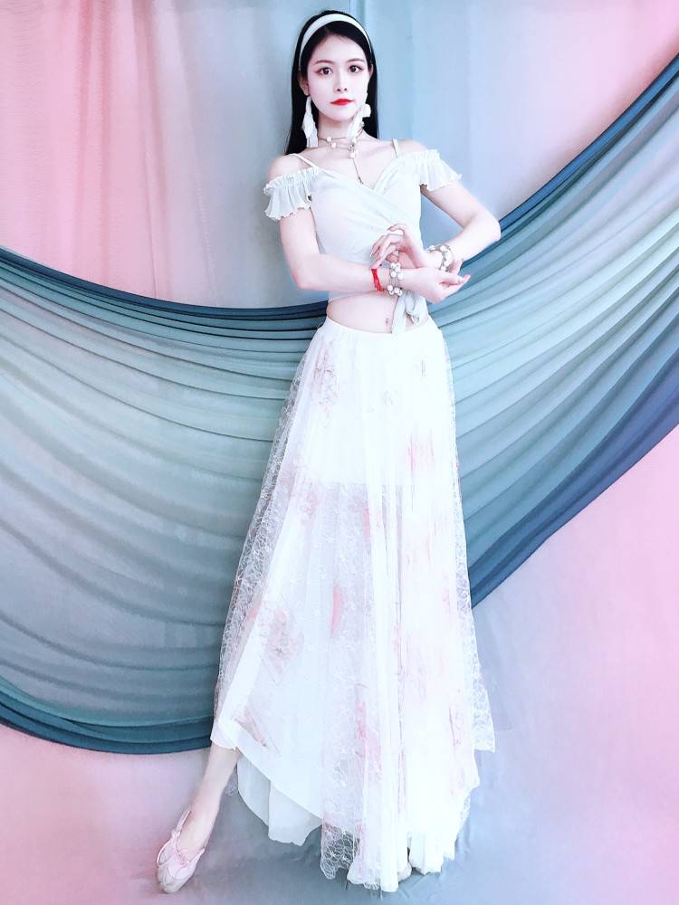 Ballet Dance Dance Dance Dance Gymnasium Xiaofei Sleeve Sleeping Skirt Skin Training Base Practice Delivery Children