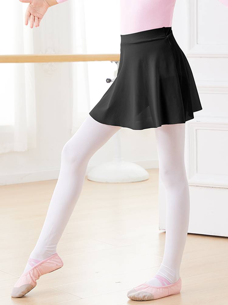 Children's half skirt soft net gauze short skirt girl dance service ballet dance service dance dance skirt girl performance service