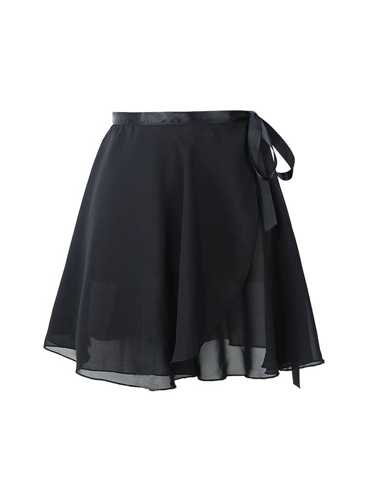 Dance Half -body skirt adult dancing skirt girl ballet skirt children's body practice uniform short skirt black skirt