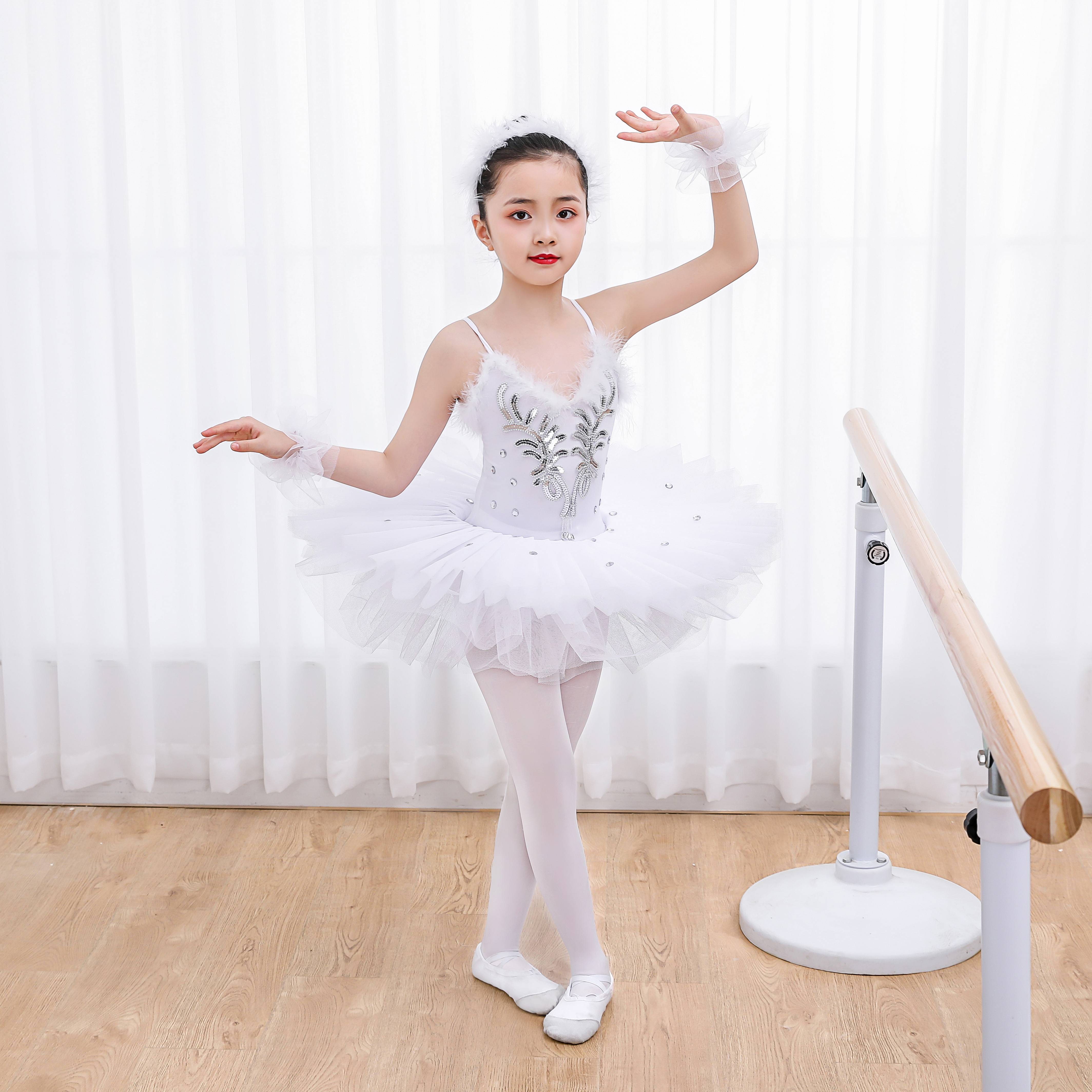 New children's ballet skirt performance service girl Little swan ballet dance panton tatto skirt tutu skirt performance suit