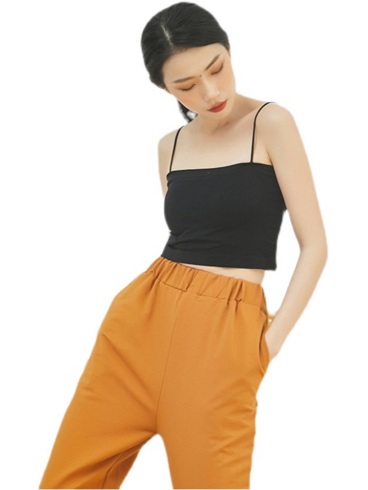 Modern dance clothing vest ballet Modern national classical dance exercise jacket chest pads camisole body clothes female