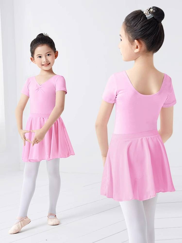 Children's dance dress gauze pine chiffon skirt girl ballet skirt practice performance gymnastics short skirt