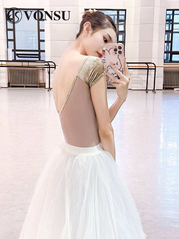 Fanshu professional ballet exercise service new dance body service female company adult air yoga gymnastics uniform