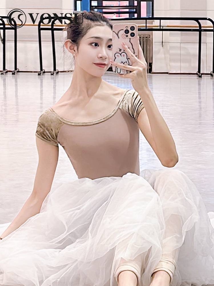 Fanshu professional ballet exercise service new dance body service female company adult air yoga gymnastics uniform