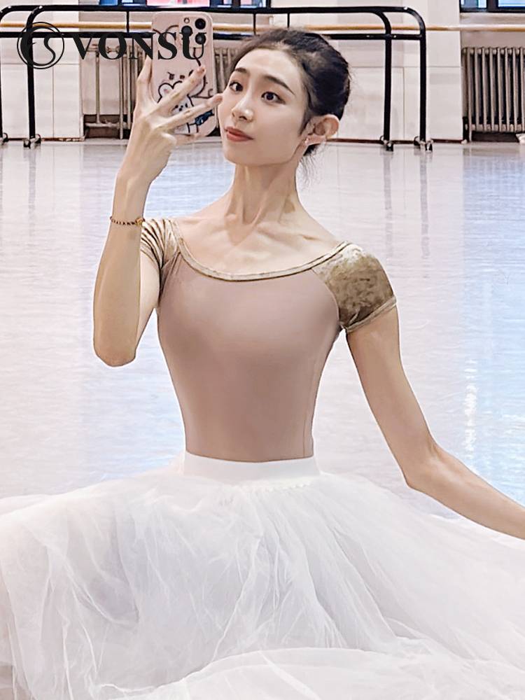 Fanshu professional ballet exercise service new dance body service female company adult air yoga gymnastics uniform