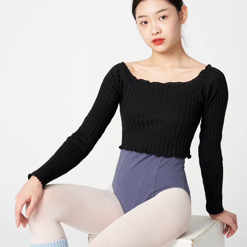 Dance sweater adult ballet Modern dance needle knitting spring performers showing lean professional training uniform