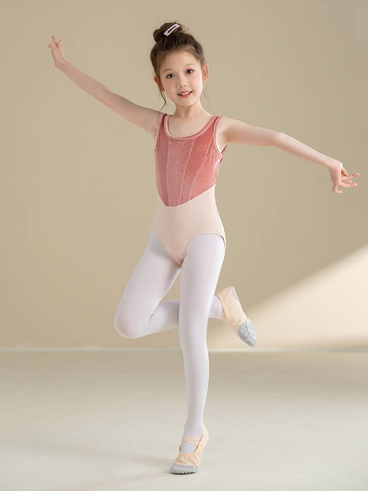 Zhu Di New Children's Dance Practice Services Ballet Dance Uniform Summer Girl Chinese Dance Gymnastics Clothing