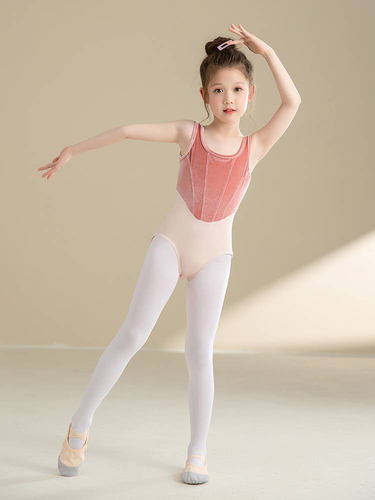 Zhu Di New Children's Dance Practice Services Ballet Dance Uniform Summer Girl Chinese Dance Gymnastics Clothing