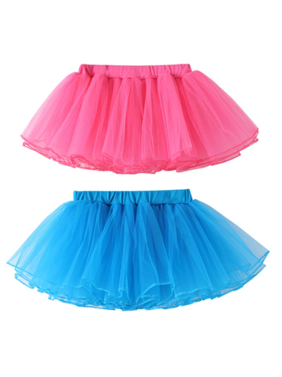 Children's dance gauze skirt girl dancing skirt body training short skirt encrypted white ballet puff skirt suspender