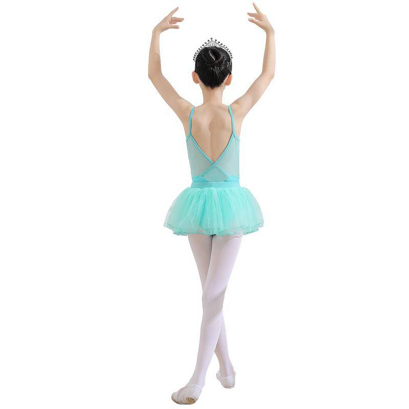 Girls' dance practice service children's purple children test ballet -shaped Chinese dance clothing camisole gymnastics uniforms