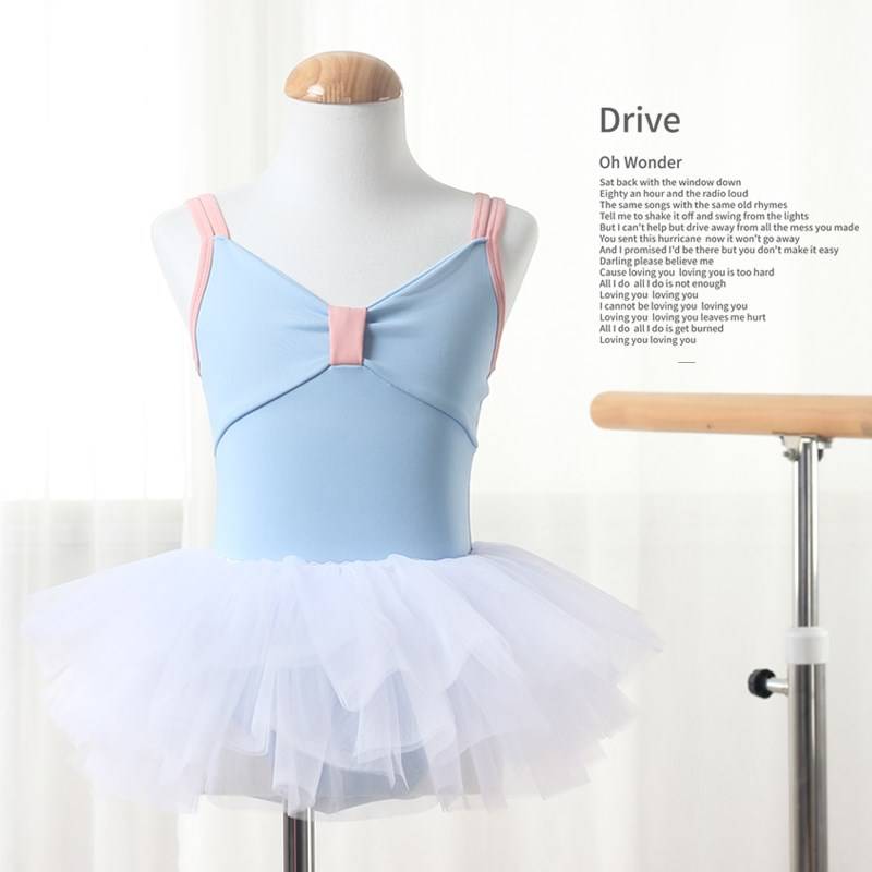 Spot camisole gymnastics clothing, artistic test children's ballet dance exercise girl dance udan training service summer