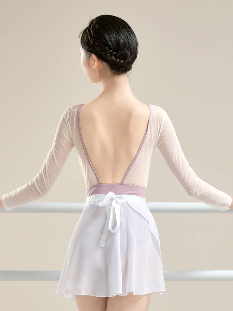 Ballet dance exercise, ballet, ballet body service velvet gymnastics uniforms connective dance service female adult long sleeve clothes